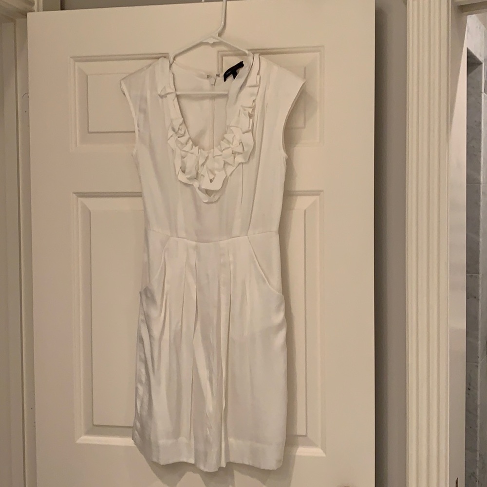 BCBG white dress